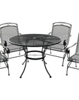 5 - Piece Wrought Iron Dining Set - From Where -