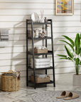 5 Tier Ladder Bookcase - From Where Finds -