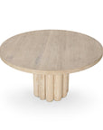 Tiber Solid Wood Round Dining Table