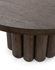 Tiber Solid Wood Round Dining Table