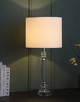 Mitz Cut Crystal Modern Table Lamp