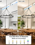 Wagon Wheel Chandelier