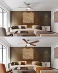 52 - in Smart Ceiling Fan with Light and Remote - From Where -