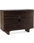 Roya Solid Wood 2Dr Cabinet - Toasted Brown