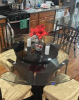 54" Glass Dining Table - From Where -