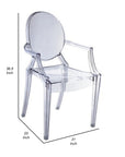 Clear Dining Armchair (Set of 4)