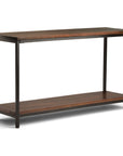 54"W Solid Mango Wood Console Table - From Where -