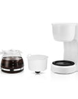 Mainstays 5-Cup Coffee Maker White