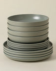 Pacifica 12-Piece Dinnerware Set with Soup/Pasta Bowl