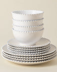Pearl 12-Piece Dinnerware Set with Bowl