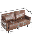 56.3" Modern Loveseat - From Where -