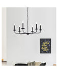 6 - Light Mid - Century Metal Pendant - From Where -