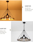 6 - Light Wagon Wheel Chandelier - From Where -