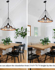 6 - Light Wagon Wheel Chandelier - From Where -