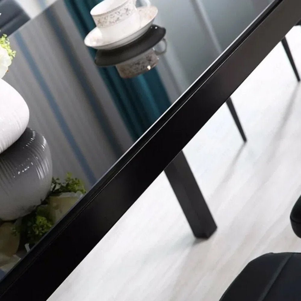 6 - Person Glass Top Dining Set - From Where -