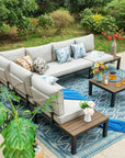 6 - Piece Sectional Conversation Set - From Where -