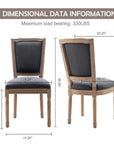 Virabit French Dining Chairs Set of 2