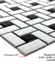 Spiral Pattern Mosaic Tile