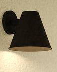 Indoor-Outdoor Wall Sconce Metal Shade