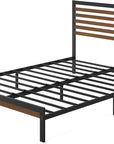 Kai Bamboo and Metal Platform Bed Frame