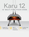 Karu 12 Multi-Fuel Outdoor Pizza Oven