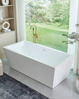 67" Acrylic Freestanding Soaking Bathtub - From Where -