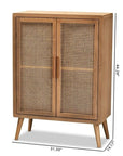 https://www.walmart.com/ip/Bowery-Hill-Mid-Century-2-Door-Wood-Rattan-Storage-Cabinet-in-Oak/673267437