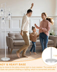 68" Farmhouse Dimmable Floor Lamp