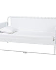 Baxton Studio Lucera Traditional Daybed, Twin, White