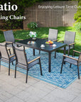 7 - Piece Outdoor Patio Dining Set - From Where -