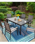 7 - Piece Outdoor Patio Dining Set - From Where -