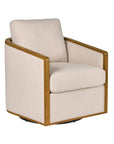 Better Homes & Gardens Windsor Swivel Accent Chair, Cream