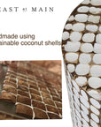 Coconut Shell End Table