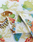 Coastal Starfish Queen Quilt Set