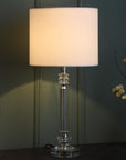 Mitz Cut Crystal Modern Table Lamp