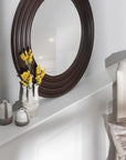 Contemporary Channeled Wall Mirror