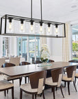 6-Light Industrial Kitchen Chandeliers