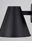 Indoor-Outdoor Wall Sconce Metal Shade