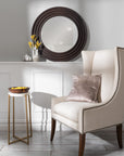 Contemporary Channeled Wall Mirror