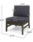 77.75'' Acacia Outdoor Patio Sectional - From Where -
