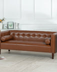 78.74" Wooden Arm 3 Seater Sofa - From Where -
