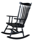 Colonial Rocking Chair - Antique Black