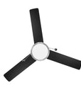 44" Indoor Matte Black Ceiling Fan