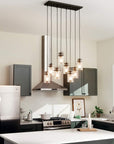 8 - Light Farmhouse Chandelier for Kitchen - From Where -