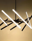 8 - Light Modern Sputnik Chandelier - From Where -