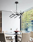 8 - Light Modern Sputnik Chandelier - From Where -