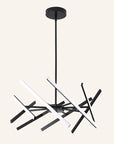 8 - Light Modern Sputnik Chandelier - From Where -
