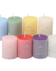8 Pack Scented Dripless Pillar Candles - From Where -