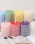 8 Pack Scented Dripless Pillar Candles - From Where -