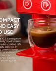 Illy Y3.3 Red Single Serve Espresso Machine